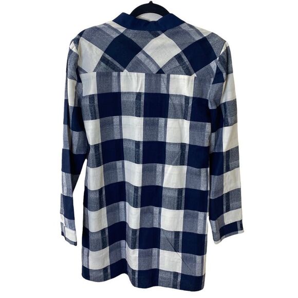 BCBGeneration Plaid Button Front Dress Sz M - Picture 5 of 10